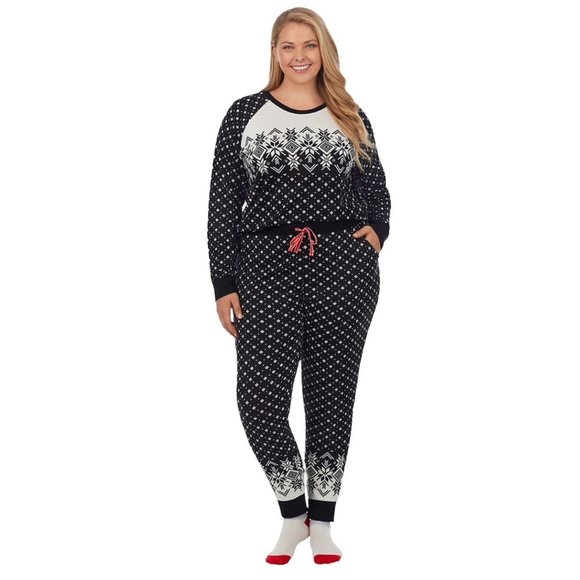 Cuddl Duds Intimates & Sleepwear Cuddl Duds Womens Black Soft